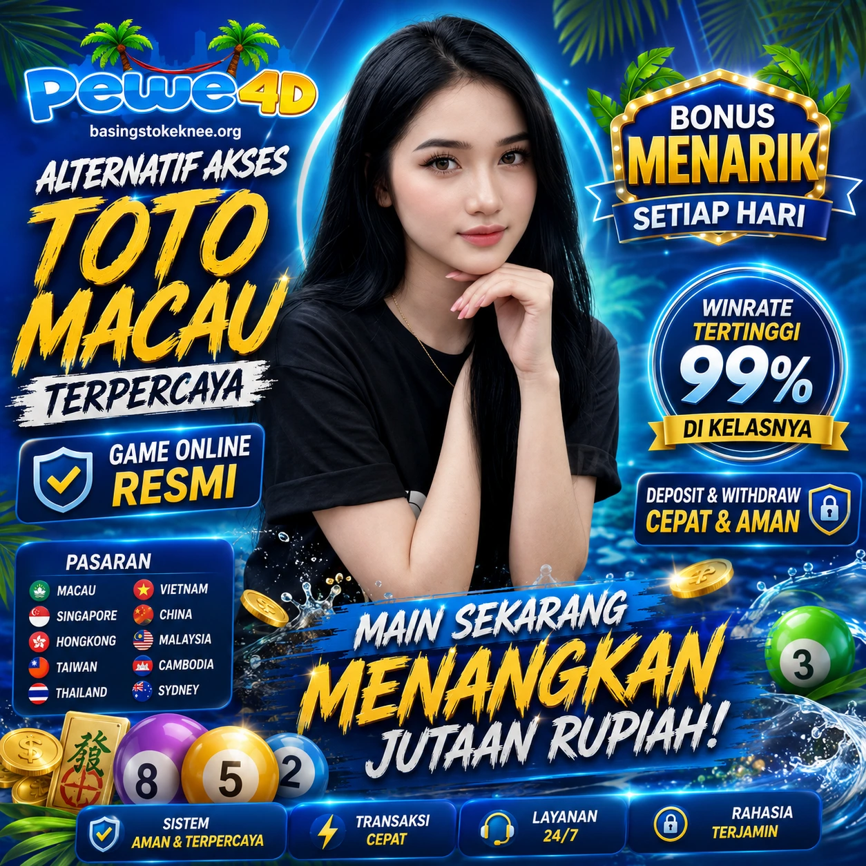 PEWE4D - Alternatif Akses Toto Macau Game Online 4D Resmi Terpercaya